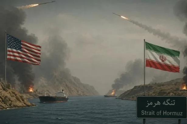 Ilustrasi foto Selat Hormuz memanas imbas militer AS dan Iran saling serang.
