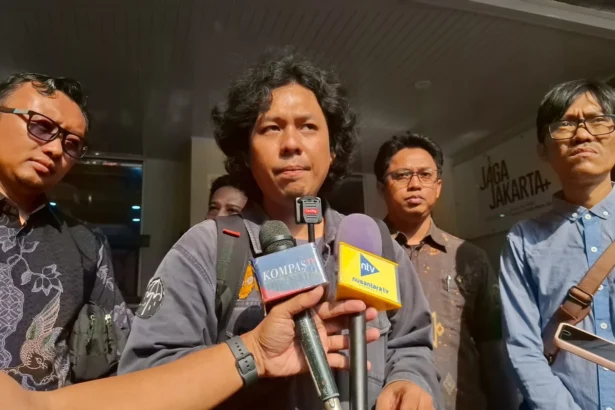 TAUD jalani pemeriksaan di Polda Metro Jaya kasus penyiraman air keras yang dialami Andrie Yunus.