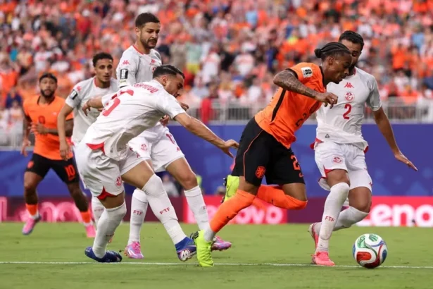 Pertandingan antara Tunisia melawan Belanda (Sumber: FIFA)