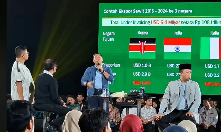Tiga Menteri Prabowo saat diskusi di UGM. (Sumber: Ig @jogjastudent)