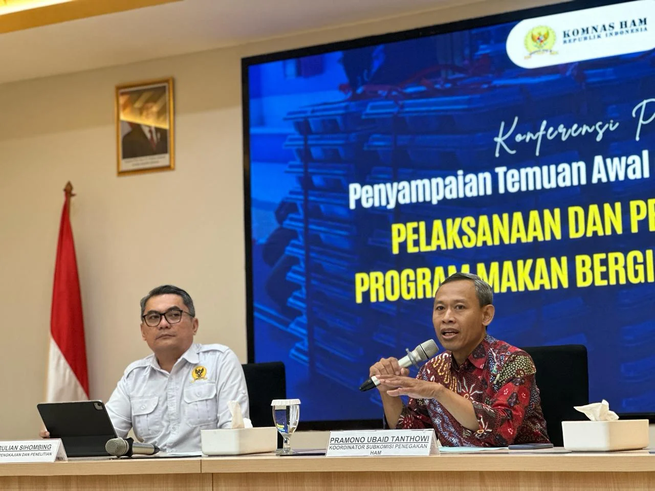 Koordinator Subkomisi Penegakan HAM Komnas HAM, Pramono Ubaid Tanthowi