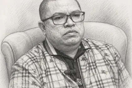 Rasman Nasution. Foto ini debuat dengan aplikasi IA.