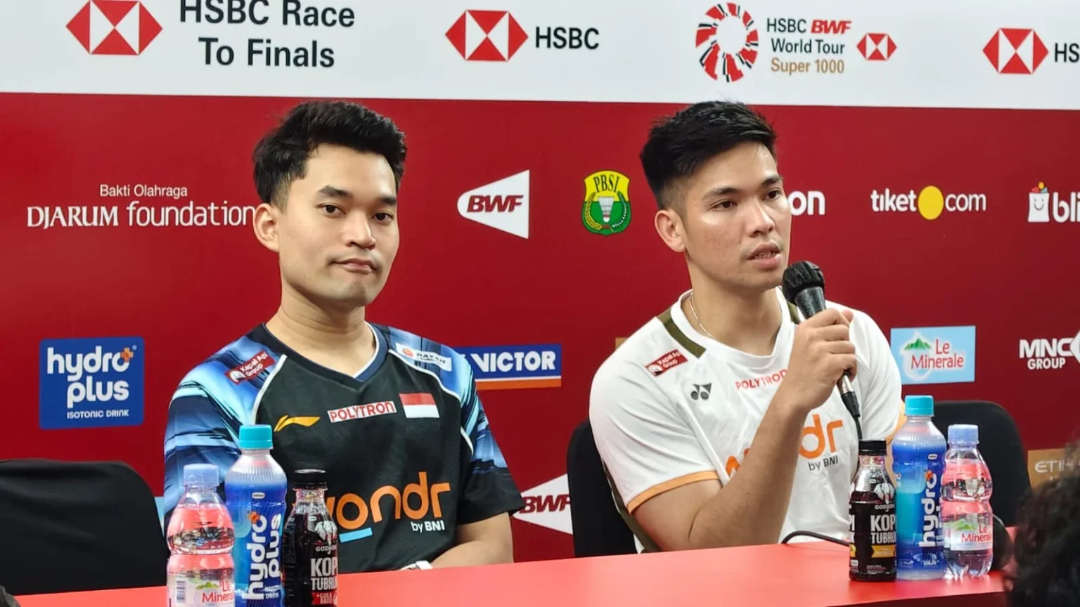 Pasangan ganda putra Indonesia, Leo Rolly Carnando/Daniel Marthin
