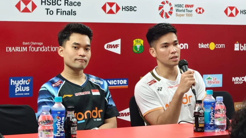 Pasangan ganda putra Indonesia, Leo Rolly Carnando/Daniel Marthin