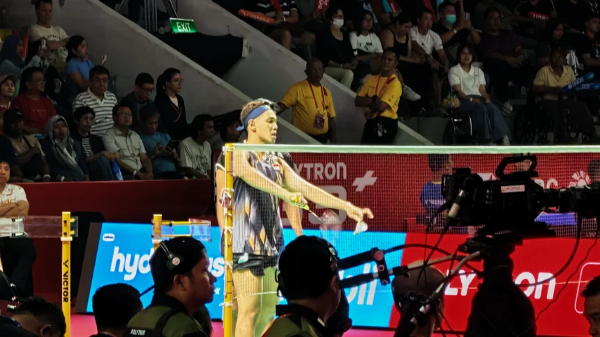 Perjalanan pasangan ganda putra Indonesia, Fajar Alfian/Muhammad Shohibul Fikri, di Indonesia Open 2026 harus berakhir lebih cepat
