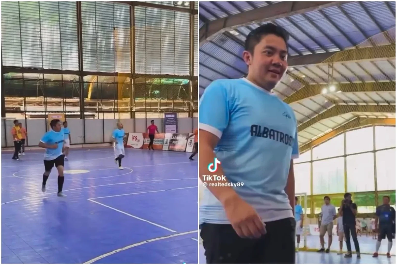 Teddy main futsal