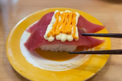 Tuna with Cheese Mayo Nigiri