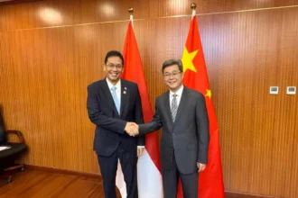 Menkeu Purbaya Yudhi Sadewa bertemu Menteri Keuangan Republik Rakyat Tiongkok (RRT) Lan Fo’an. (Sumber: Kemenkeu)