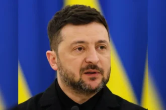 Presiden Ukraina Volodymyr Zelensky. (Sumber: X/ @RussianArmy_)