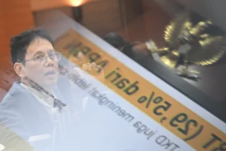 Menteri Keuangan Purbaya Yudhi Sadewa menyampaikan paparan saat konferensi pers APBN KiTa edisi Mei 2026 di Jakarta, Selasa (5/5/2026).