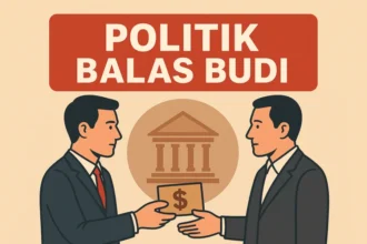 gambar ilustrasi politik balas budi