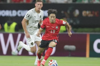 Pertandingan Korea Selatan melawan Ceko
