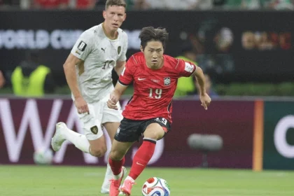 Pertandingan Korea Selatan melawan Ceko