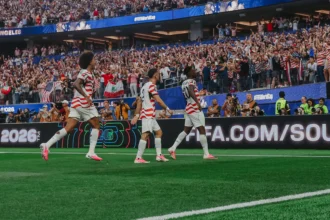 Start sempura Timnas Amerika di Piala Dunia 2026 setelah berhasil meraih kemanangan telaj 4-1 atas Paraguay