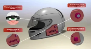 Helm Pintar Deteksi Kelelahan Pengendara