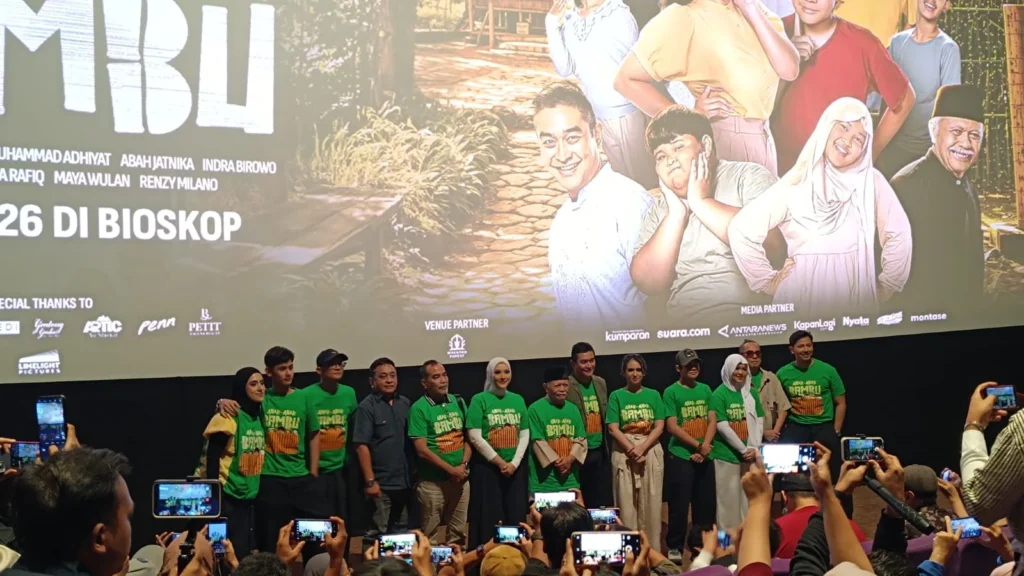 Press Conference Film Anak-Anak Bambu di XXI Epicentrum Jakarta Rabu (15/07/2026).
