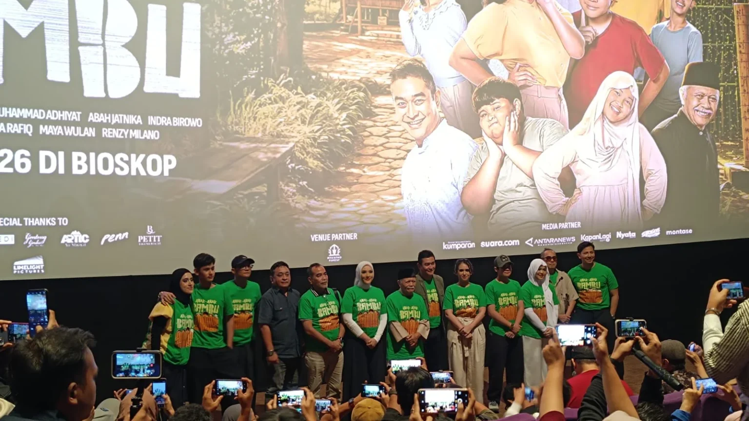 Press Conference Film Anak-Anak Bambu di XXI Epicentrum Jakarta Rabu (15/07/2026).