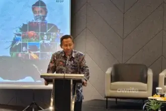 Direktur Keuangan, Manajemen Risiko dan Umum BPDP Zaid Burhan Ibrahim (sumber: Owrite/Anisa Aulia)