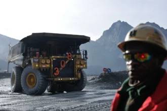 Dump Truck Pengangkut material Tambang Grasberg Freeport Papua. (Sumber: PTFI)