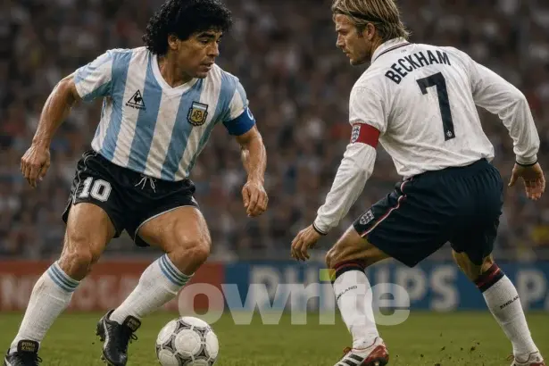 Maradona dan Beckham.