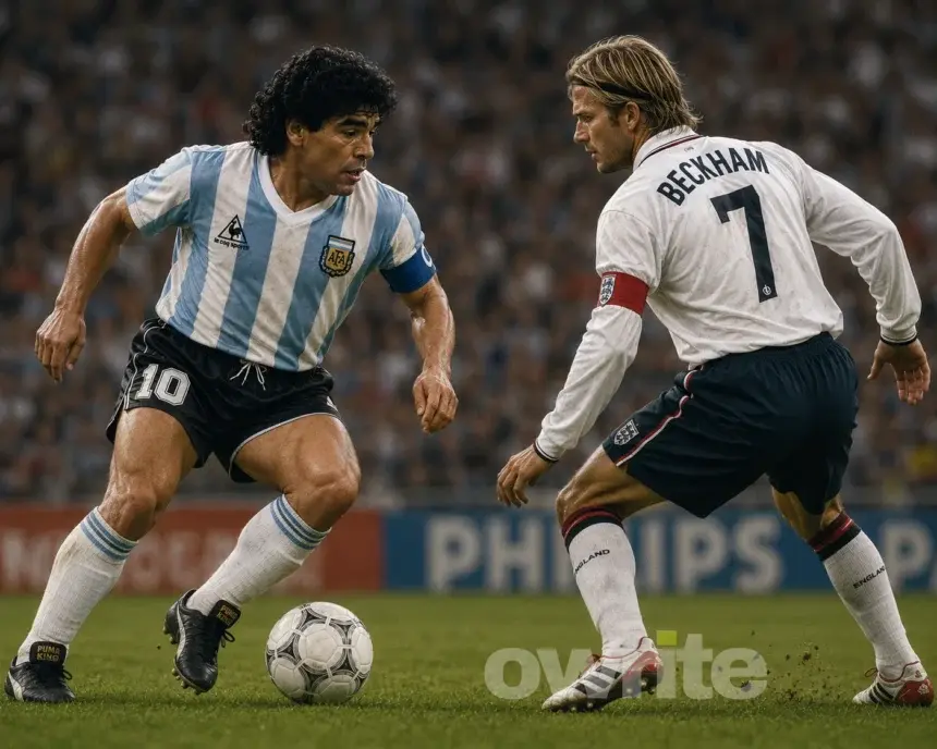Maradona dan Beckham.