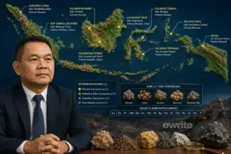 Ilustrasi Logam Tanah Jarang di Indonesia.