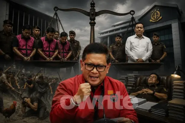 Ilustrasi perbedaan penanganan hukum terhadap pelaku pidana.