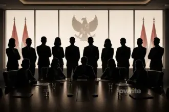 Ilustrasi Kabinet Bayangan.