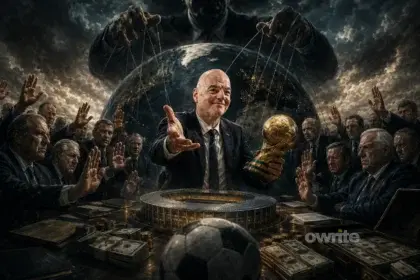 Ilustrasi penolakan asosiasi anggota FIFA terkait rencana penjualan saham Piala Dunia.