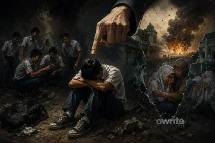 Ilustrasi perundungan siswa MAN 3 Padang.