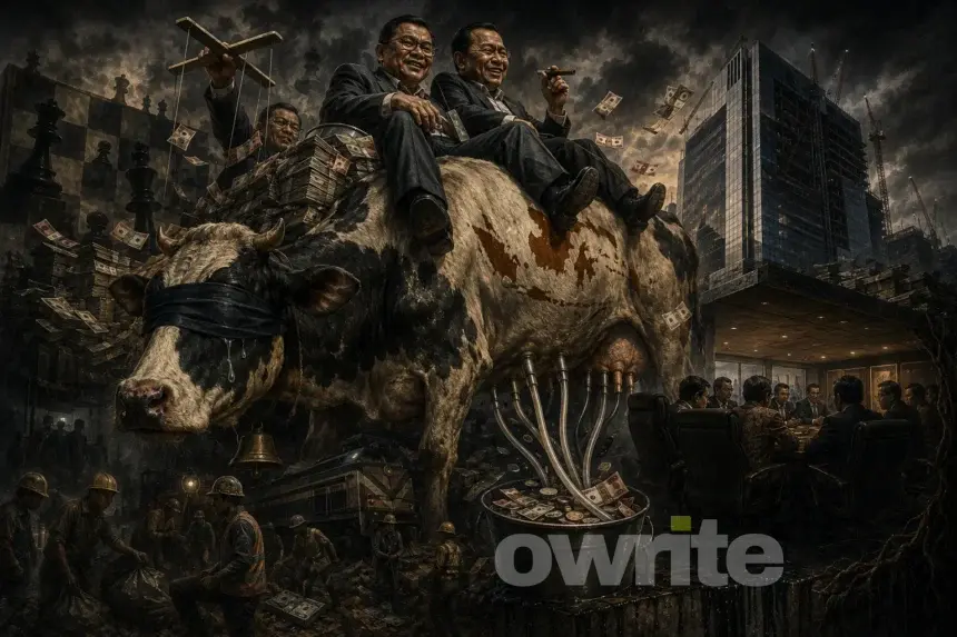 Ilustrasi BUMN jadi "Sapi Perah" jelang pemilu.