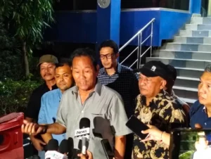 Direktur Anti-Kekerasan Wartawan PWI Edison Siahaan di Polda Metro Jaya, 20 Juli 2026.