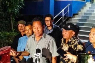 Direktur Anti-Kekerasan Wartawan PWI Edison Siahaan di Polda Metro Jaya, 20 Juli 2026.