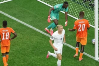 Erling Haaland lewat golnya jadi pahlawan kemenangan Norwegia atas Pantai Gading.