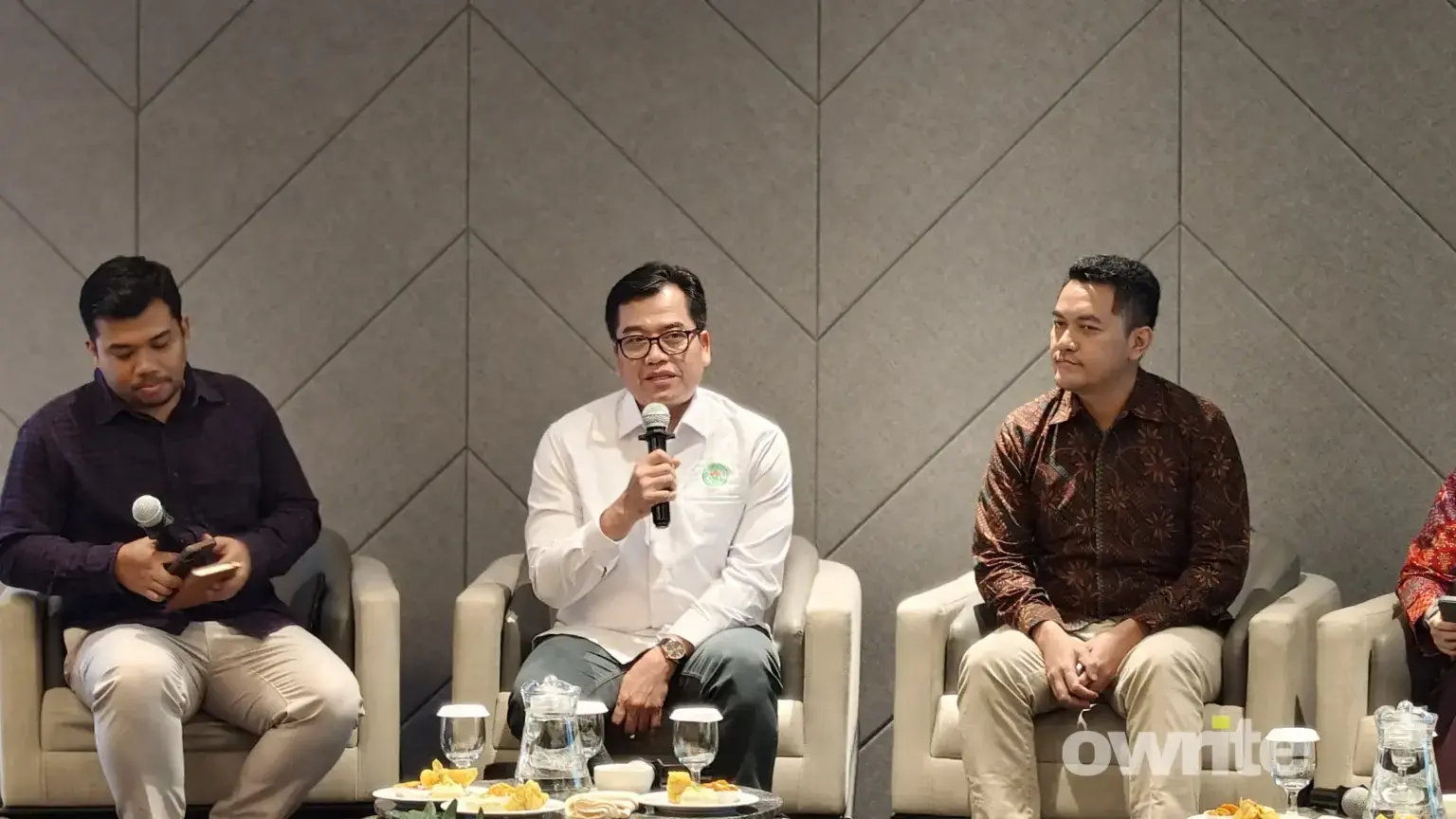 Pengurus Bidang Komunikasi GAPKI Mochamad Husni dalam acara diskusi di Kalimantan Tengah, 30 Juli 2026.