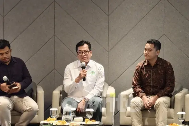 Pengurus Bidang Komunikasi GAPKI Mochamad Husni dalam acara diskusi di Kalimantan Tengah, 30 Juli 2026.