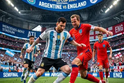 Lionel Messi vs Harry Kane dalam babak semifinal Piala Dunia 2026.