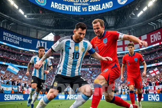 Lionel Messi vs Harry Kane dalam babak semifinal Piala Dunia 2026.