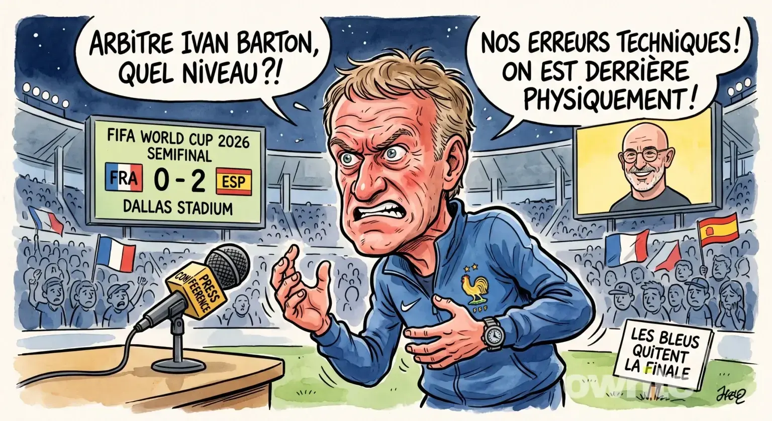 Pelatih timnas Prancis Didier Deschamps.
