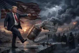 Ilustrasi Trump bakal serang Iran.