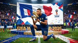 Kylian Mbappe, pemain Timnas Prancis, menjadi top skor pada Piala Dunia 2026.