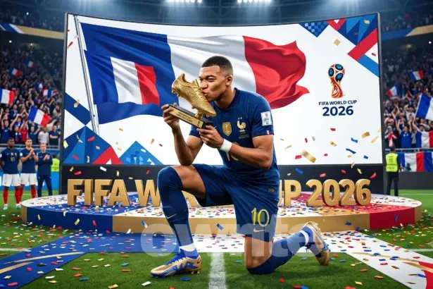 Kylian Mbappe, pemain Timnas Prancis, menjadi top skor pada Piala Dunia 2026.