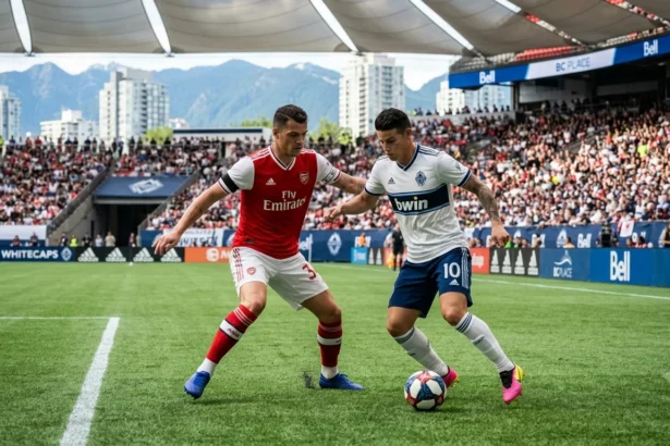 Granit Xhaka dan James Rodriguez
