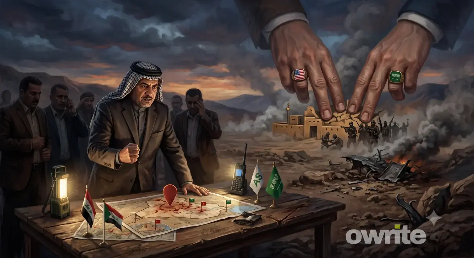 Ilustrasi kegeraman Perdana Menteri Irak Ali al-Zaidi.