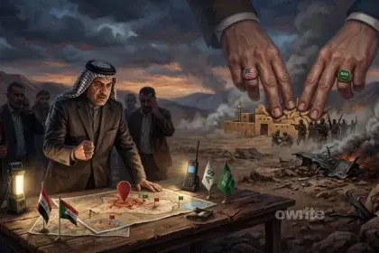 Ilustrasi kegeraman Perdana Menteri Irak Ali al-Zaidi.