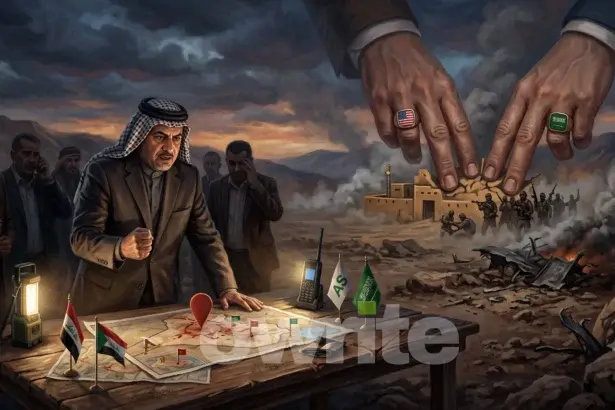Ilustrasi kegeraman Perdana Menteri Irak Ali al-Zaidi.