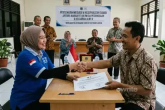 Ilustrasi kesepakatan damai sesama warga.