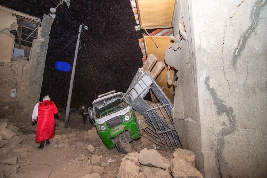 Kondisi Peru akibat gempa.