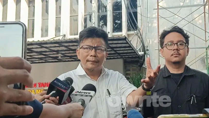 Kuasa Hukum Don Ritto, Handika Hanggowongso, di Polda Metro Jaya, 14 Juli 2026.