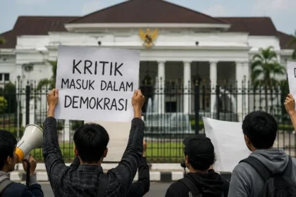 Ilustrasi kritik pemerintah.